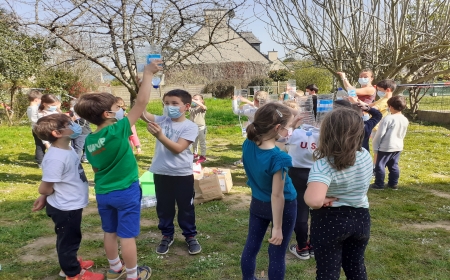 Le trajet de l'eau domestique et le château d'eau.